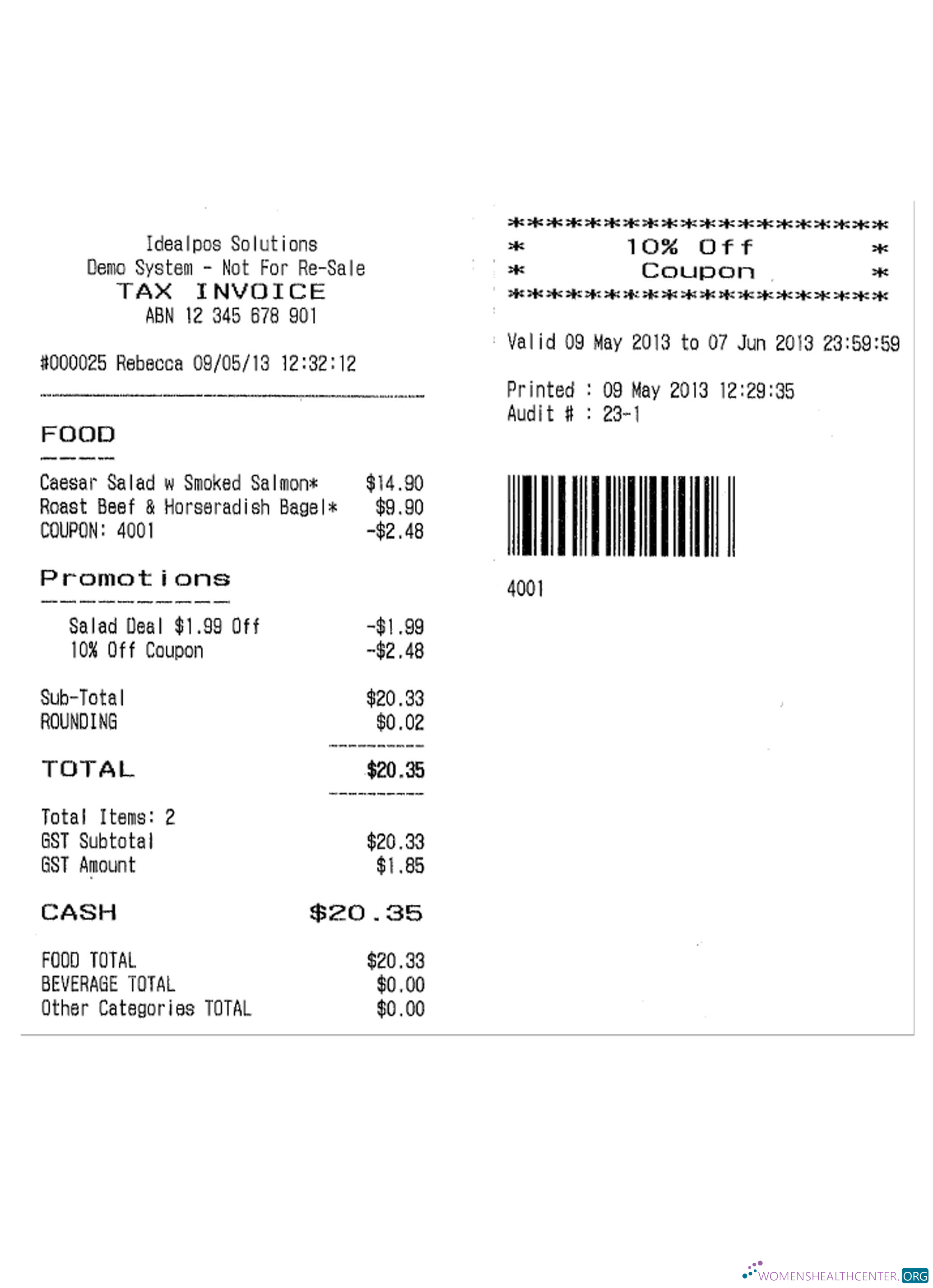 Download IDEA SOLUTIONS payment receipt Photoshop template